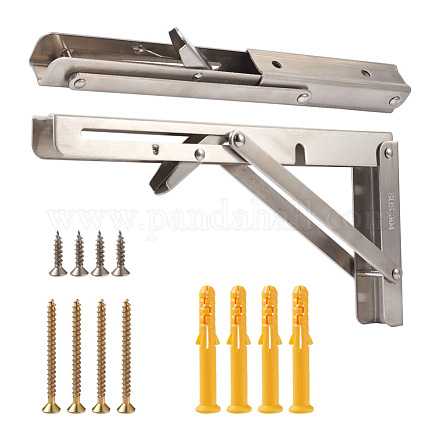304 Stainless Steel Folding Shelf Brackets SW-TAC0001-12P-1