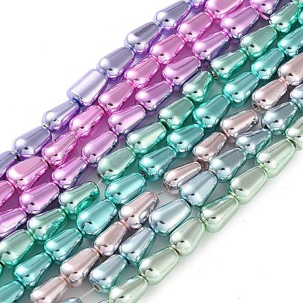 Гальванические нити синтетических магнитных гематитовых бусин G-C248-G01-6x12mm-1