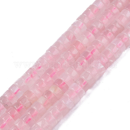 Chapelets de perles en quartz rose naturel G-N326-148A-1