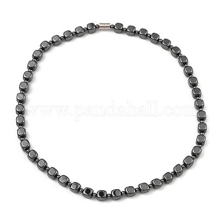 Würfelförmige Halsketten aus synthetischen NJEW-E097-04-1