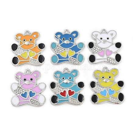 Подвески из эмали и сплава FIND-K020-28P-1