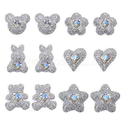 Кабошоны из смолы 30шт 6 стиля&nbsp;FIND-CA0011-45-1