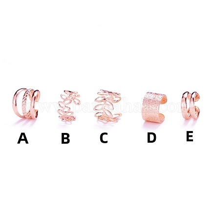 Boucles d'oreilles en alliage de manchette&nbsp;WG776DF-06-1