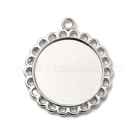 Сеттинги для кулона ( кабошона ) тибетского стиля TIBE-21668-P-RS-1