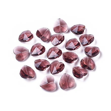 Perles en verre transparentes GLAA-K002-05A-08-1