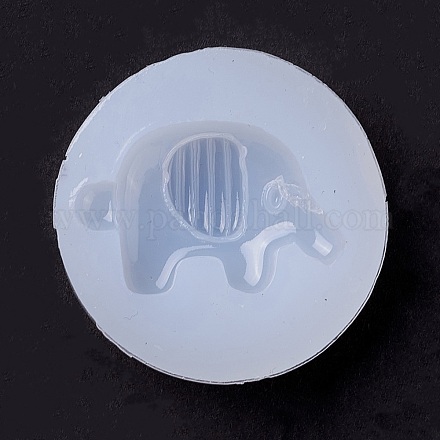 象 DIY 食品グレードのシリコーン型  レジン型  UVレジン用  エポキシ樹脂ジュエリー作り  ホワイト  39x10.5mm  内径：28x21mm DIY-C035-12-1