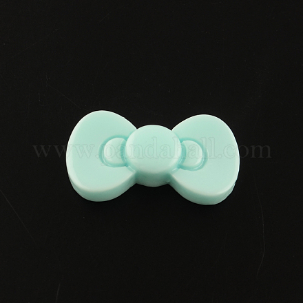 Bowknot Resin Cabochons CRES-S297-021-1