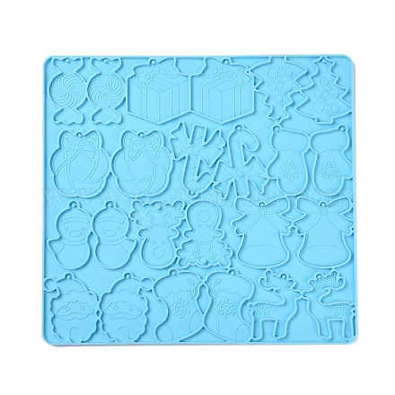 Stampi in silicone per ciondoli a tema natalizio DIY-K051-01-1