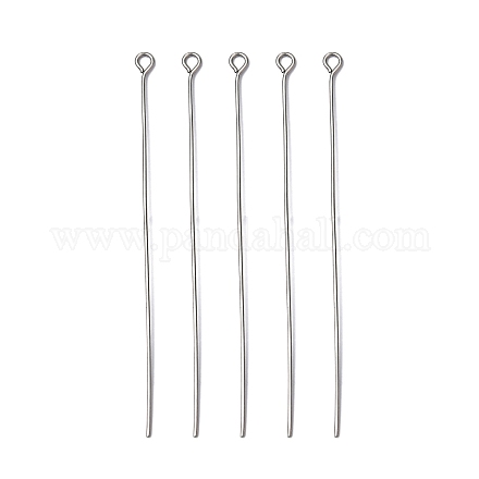 304 Stainless Steel Eye Pins STAS-YW0001-66-1