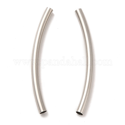 304 Stainless Steel Tube Beads STAS-M308-01B-1