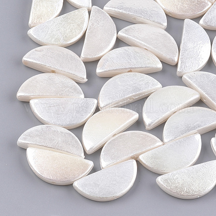 Perles en acrylique de perle d'imitation OACR-S024-17-1