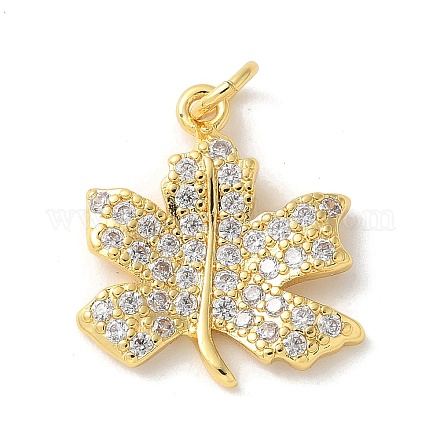 Латунные микро проложить кубического циркония подвески KK-P292-09G-1