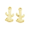 Rack Plating Alloy Pendant, Electroplate Nickel Cadmium Free & Lead Free, Cactus, Real 18K Gold Plated, 19x10x2mm, Hole: 2mm