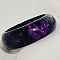 Acrylic Finger Rings, Ring, Indigo, US Size 9(18.9mm)
