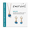 Nuggets Natural Apatite Pendant Necklaces & Earrings Sets for Women, 400mm