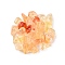 Transparent Acrylic Beads, Mixed Shapes, Sandy Brown, 7~10x6.5~10.5x4~5.5mm, Hole: 1.2mm, about 2200pcs/500g