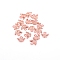 Alloy Charms, Bees, Rose Gold, 9.5x11x2mm, Hole: 1.6mm