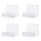 Acrylic Displays, for Book/Mobile Phone Display, Clear, 7x5.5x6.8cm