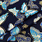 Cotton Fabric, Clothing Accessories, Butterfly, 1480x0.4mm