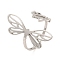 Non-Tarnish 304 Stainless Steel Open Cuff Rings, Dragonfly, Inner Diameter: 19.4mm