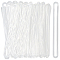 100Pcs PVC Bands, Clear, 80x8x2.5mm