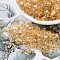 MIYUKI Half TILA Beads, Japanese Seed Beads, 2 Hole, (HTL251) Transparent Light Topaz AB, 5x2.3x1.9mm, Hole: 0.8mm, about 2500pcs/100g