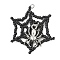 Halloween Theme Spider Web Glass Seed Beads Pendants, with Tibetan Style Alloy Spider Charms, Black, 43x33mm, Hole: 2.5mm