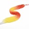 Transparent Gradient Color Glass Beads Strands, Faceted Round, Orange Red, 3x2.8mm, Hole: 0.9mm, about 123pcs/strand, 14.53''(36.9cm)