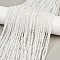Natural Rainbow Moonstone Beads Strands, Round, Faceted, 3.25mm, Hole: 0.5mm, about 116pcs/strand, 14.96''(38cm)