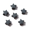Silicone Beads, Star, Slate Gray, 13x14x8mm, Hole: 2mm