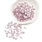 25G Glass Cylinder Seed Beads, Imitation Cat Eye, Round Hole, Thistle, 6x4x4mm, Hole: 1mm