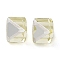K9 Glass Imitation Austrian Crystal Beads, No Hole, Square, Champagne Yellow, 4x4x4mm
