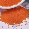 MIYUKI Delica Beads, Cylinder, Japanese Seed Beads, 11/0, (DB0744) Matte Transparent Orange, 1.3x1.6mm, Hole: 0.8mm, about 20000pcs/bag, 100g/bag