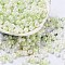 Glass Seed Beads, Opaque Colours Luster, Round, Honeydew, 5~5.5x3~3.5mm, Hole: 1.5~1.6mm, about 77pcs/10g