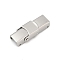 304 Stainless Steel Watch Band Clasps, Rectangle, Smooth Surface, Stainless Steel Color, 24.5x10x6mm, Hole: 6x3mm