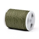 Round Waxed Polyester Cord YC-G006-01-1.0mm-37-2
