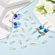 32 шт латунные серьги крючки KK-SC0006-57G-3