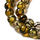 Chapelets de perles veines de dragon en agate naturelle G-G515-6mm-02A-4