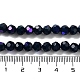 Opaque Glass Beads Strands EGLA-A035-P6mm-L35-4