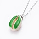 Cauris perles perles pendentifs colliers NJEW-JN02365-01-2