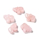 Лечебные фигурки носорога из натурального розового кварца DJEW-Z005-04-1