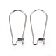 304 Stainless Steel Hoop Earring Findings STAS-P223-01P-04-1