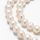 Perlas naturales abalorios de agua dulce cultivadas PEAR-D058-1-4