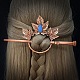 Bastoncini per capelli vintage in pietra di luna da donna PW-WG64507-03-1