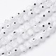 Chapelets de perles vernissées manuelles LAMP-J082-07-10mm-1