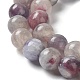 Fili di perle di tormalina fiore di prugna naturale G-I355-01B-03-3