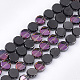 Electroplate Glass Beads Strands X-EGLA-S176-6C-C01-1