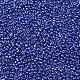 DIYクラフトビーズ12/0不透明ラスターラウンドガラスシードビーズ  ブルー  サイズ：直径約2mm  穴：1mm  約3304個/50g X-SEED-A012-2mm-128-4
