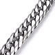 304 Stainless Steel Curb Chains Bracelets BJEW-E346-06P-2