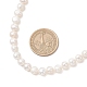 Ожерелья из натурального культивированного пресноводного жемчуга с двух сторон NJEW-JN05334-01-4